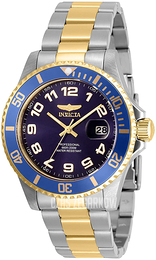 Invicta Pro Diver Niebieski/Stal w odcieniu złota Ø40 mm 30692