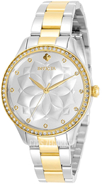 Invicta Wildflower Srebrny/Stal w odcieniu złota Ø35 mm 30718