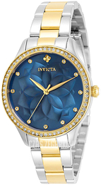 Invicta Niebieski/Stal w odcieniu złota Ø35 mm 30719