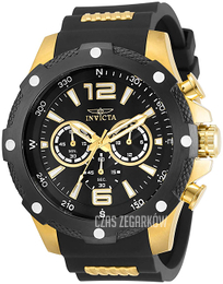 Invicta I-Force Czarny/Stal w odcieniu złota Ø50 mm 30769