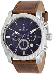 Invicta Niebieski/Skóra Ø44 mm 30811