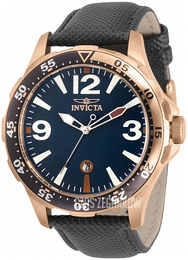Invicta Czarny/Skóra Ø45 mm 30816