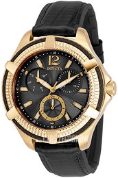 Invicta Bolt Czarny/Skóra Ø41 mm 30887