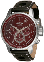 Invicta S1 Rally Czerwony/Skóra Ø46 mm 30915