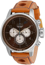 Invicta S1 Rally Brązowy/Skóra Ø46 mm 30916