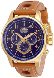 Invicta S1 Rally Niebieski/Skóra Ø46 mm 30917