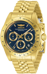 Invicta Speedway Niebieski/Stal w odcieniu złota Ø39.5 mm 30999