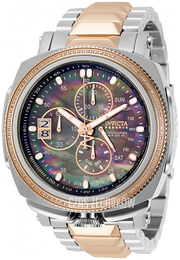 Invicta Czarny/Stal w kolorze różowego złota Ø52 mm 31004