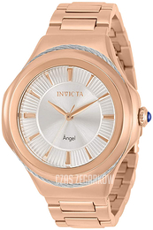Invicta Angel Srebrny/Stal w kolorze różowego złota Ø40 mm 31077