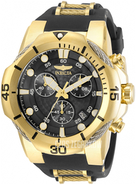 Invicta Czarny/Stal w odcieniu złota Ø51 mm 31168