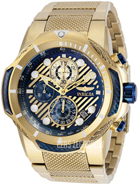 Invicta Bolt Niebieski/Stal w odcieniu złota Ø51 mm 31177