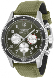 Invicta Zielony/Skóra Ø43 mm 31284