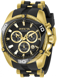 Invicta Czarny/Stal w odcieniu złota Ø50 mm 31315