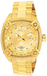 Invicta Bolt Żółte złoto/Stal w odcieniu złota Ø50 mm 31385
