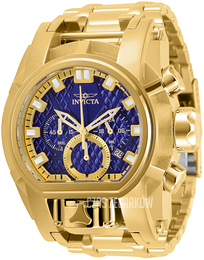 Invicta Niebieski/Stal w odcieniu złota Ø52 mm 31552