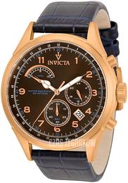 Invicta Vintage Brązowy/Skóra Ø45 mm 31557