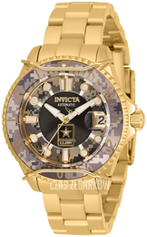 Invicta Wielokolorowy/Stal w odcieniu złota Ø38 mm 31857