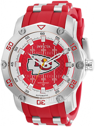 Invicta Czerwony/Stal Ø50 mm 32023