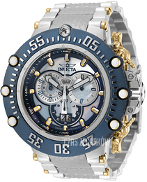 Invicta Niebieski/Stal w odcieniu złota Ø52 mm 32121