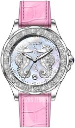 Invicta Srebrny/Skóra Ø38 mm 32661