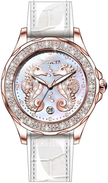 Invicta Srebrny/Skóra Ø38 mm 32662