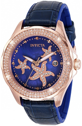 Invicta Niebieski/Skóra Ø38 mm 32665