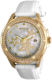 Invicta Biały/Skóra Ø38 mm 32666