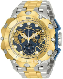 Invicta Venom Niebieski/Stal w odcieniu złota Ø51 mm 32763