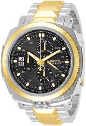 Invicta Czarny/Stal w odcieniu złota Ø52 mm 32766