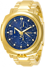 Invicta Niebieski/Stal w odcieniu złota Ø52 mm 32767