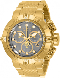 Invicta Szary/Stal w odcieniu złota Ø50 mm 32973