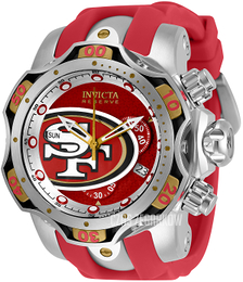 Invicta Nfl Czerwony/Guma Ø52.5 mm 33086
