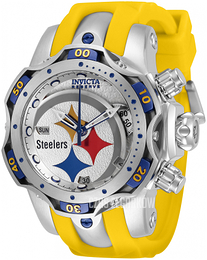 Invicta Srebrny/Guma Ø44.4 mm 33110