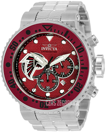 Invicta Czerwony/Stal Ø52 mm 33116