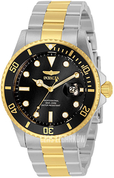 Invicta Pro Diver Czarny/Stal w odcieniu złota Ø42 mm 33269
