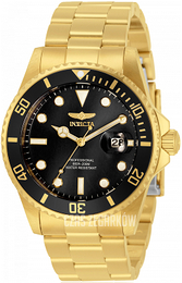 Invicta Pro Diver Czarny/Stal w odcieniu złota Ø42 mm 33271