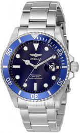 Invicta Niebieski/Stal Ø38 mm 33273