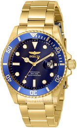 Invicta Pro Diver Niebieski/Stal w odcieniu złota Ø38 mm 33276