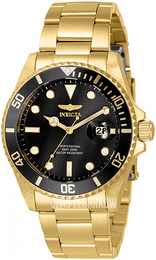 Invicta Pro Diver Czarny/Stal w odcieniu złota Ø38 mm 33277