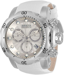 Invicta Srebrny/Skóra Ø53.7 mm 33319