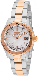 Invicta Pro Diver Biały/Stal w kolorze różowego złota Ø34 mm 33428
