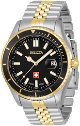 Invicta Pro Diver Czarny/Stal w odcieniu złota Ø44 mm 33433
