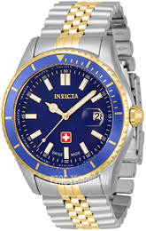 Invicta Pro Diver Niebieski/Stal w odcieniu złota Ø44 mm 33434