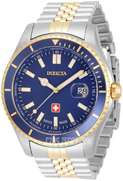 Invicta Pro Diver Niebieski/Stal w odcieniu złota Ø46 mm 33442
