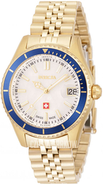 Invicta Pro Diver Biały/Stal w odcieniu złota Ø34 mm 33447