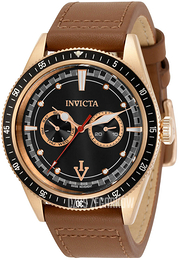 Invicta Vintage Czarny/Skóra Ø44 mm 33531