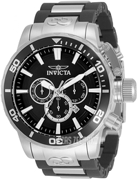 Invicta Corduba Czarny/Stal Ø52 mm 33654
