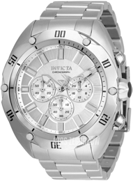 Invicta Srebrny/Stal Ø50 mm 33749