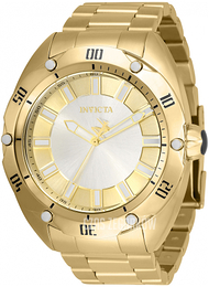 Invicta Wielokolorowy/Stal w odcieniu złota Ø50 mm 33755