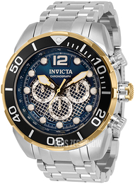 Invicta Pro Diver Niebieski/Stal Ø50 mm 33829